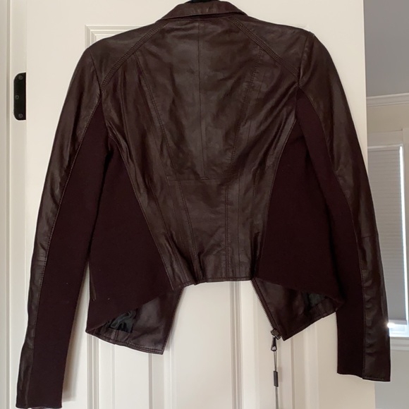 Andrew Marc Brown Leather Jacket - Picture 3 of 3